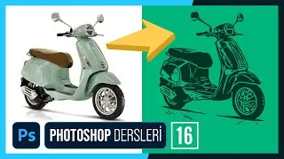 TEK TUŞLA FOTOĞRAFTAN VEKTÖRELE / PHOTOSHOP DERSLERİ #16