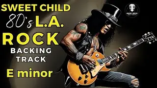 Transform your music with Sweet Child 80's L.A. Rock backing track in E minor