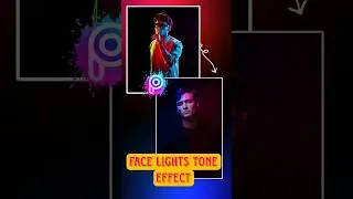 Neon Glowing face Photo Editing in Picsart || How to Edit Glowiing effect #edit #shorts