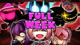 Doki Doki Takeover Bad Ending VS Indie Cross FULL WEEK Showcase || Friday Night Funkin'