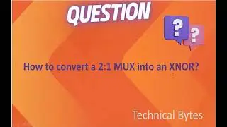 How to convert a 2:1 MUX into a XNOR gate?