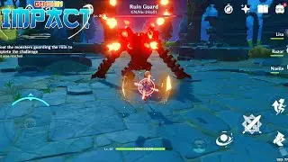 Genshin Impact Main Character Fight With Ruin Guard Lv20 [Part 2] GI | pc sundaram