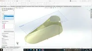 LOFTED SURFACE SOLIDWORKS HINDI #4 #Lofted_Surface_hindi