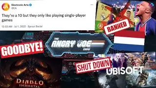 AJS News - EA Tweet, Diablo Immortal Losing Whales, Ubisoft Shuts Down DLC, Netherlands Bans LootBox