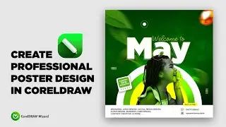 How to create a professional poster design in coreldraw.