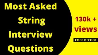 Java String interview Questions and Answers with example| Immutable | Most Asked | Code Decode