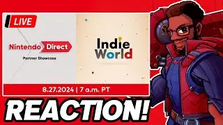 THIS WAS CRAZY! Nintendo Direct Partner Showcase + Indie World - REACTION