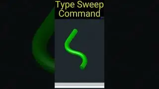 Sweep Command In AutoCAD