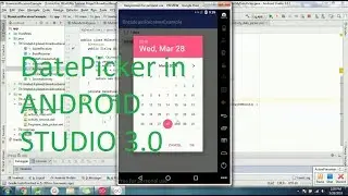 How To Create Datepicker in Android Studio 3. 0