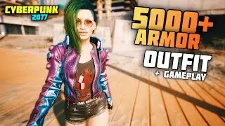 Cyberpunk 2077 Female V Armor Clothes [PS5 60FPS]