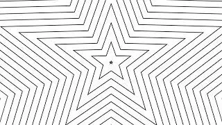 Trendy Star Radio wave | Animated background | Free Stock video | Copyright Free | 4K | Royalty-Free