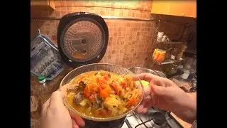 Лагман из говядины в мультиварке