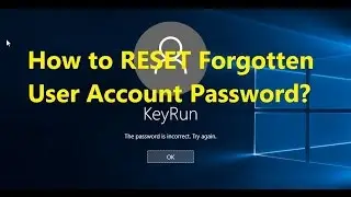 How to Reset your forgotten user account password in windows 8,8.1,10?