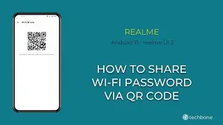 How to Share Wi-Fi Password via QR Code - realme [Android 11 - realme UI 2]