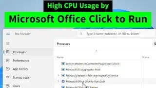 Microsoft Office Click to Run High CPU Usage Issue | How to FIX