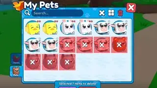 Pet Catchers - How to Delete Pets (Roblox)