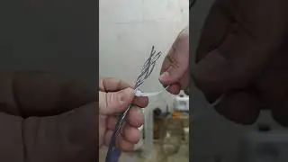 Как быстро собрать распушившийся тросик 