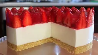 КЛУБНИЧНЫЙ 🍓 ЧИЗКЕЙК БЕЗ ВЫПЕЧКИ / Рецепт Ay COOK