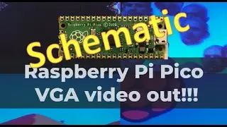 Schematic for Raspberry Pi Pico VGA