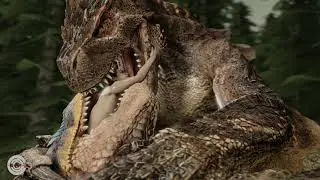 A special kiss | Tigrex Vore Animation Loop