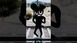CARTOON MOUSE meets Thomas The Train Engine 