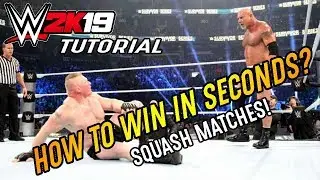 How to Win in Seconds? WWE 2K19 & 2K18 Tutorial | (Overwhelming Offense!)