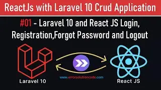 #1 Laravel 10 and React JS Login, Registration, Forgot Password and Logout | Full Crud Operation