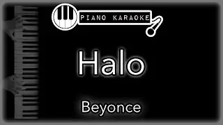 Halo - Beyonce - Piano Karaoke Instrumental