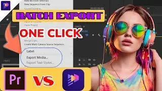 How to Export Multiple clips in Premiere Pro | Premiere Pro vs Edimakor