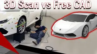 3D Scan Data vs Free CAD Data