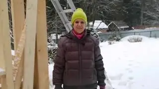 Как идёт строительство террасы. Сделан фундамент, обвязка и...