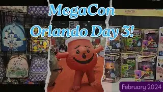 MegaCon Orlando 2024, Day 3! | More Shopping and Cosplay| Quick video and haul | February 3rd, 2024