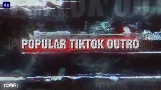 Popular tiktok outro tutorial on After Effects