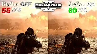 Helldivers 2 | Resizable Bar ON VS OFF