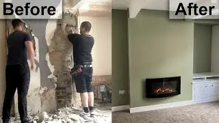 How to Damp Proof & Re-Plaster a Chimney Breast | Full Transformation