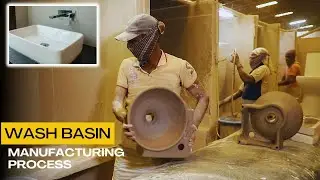 Amazing Ceramic Wash Basin Manufacturing Process in Factory | How Wash Basin is Made