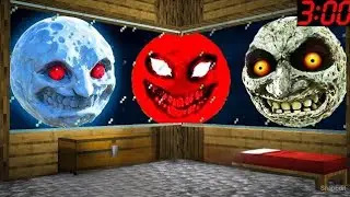 I FOUND SCARY 3 LUNAR MOONS 😰😱 IN MINECRAFT | MINECRAFT HORROR |
