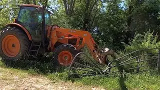 Storm damage & finally in the hay field!