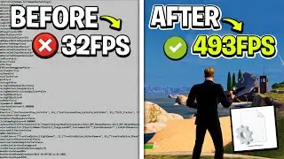 🔧Changes These Fortnite GameUserSettings to BOOST FPS in Chapter 5! 🔥 (0 Input Delay + High FPS) ✔️