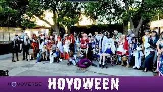 Hoyoverse takes over a street - Hoyoween Vlog