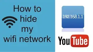 How to hide my wifi network signal to others