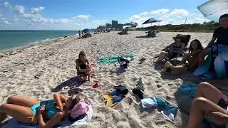 MIAMI BEACH WALK Haulover Park Beach 4K