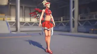 Lifeguard Mercy Skin Preview (Golden Weapons)