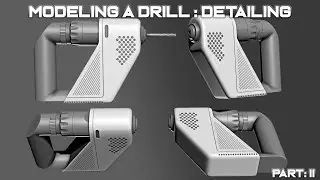 MasterClass Modeling a Drill Press Design: Improve Your Modeling Level!  #hardsurface #3dsmax
