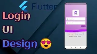 #3 Flutter&Firebase login UI design with source code