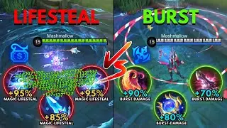 Odette Lifesteal Build vs Odette Burst Build