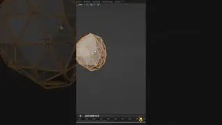 How to create chrome icosphere animation in Blender🌊