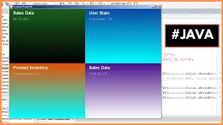 Java - How to Add Gradient Background Color to JPanel with Text in Java NetBeans (2)