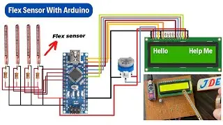 Flex Sensor Interfacing With Arduino | Arduino Project