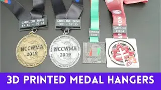 How to 3D Print Custom Ribbon Hangers for Race Medals